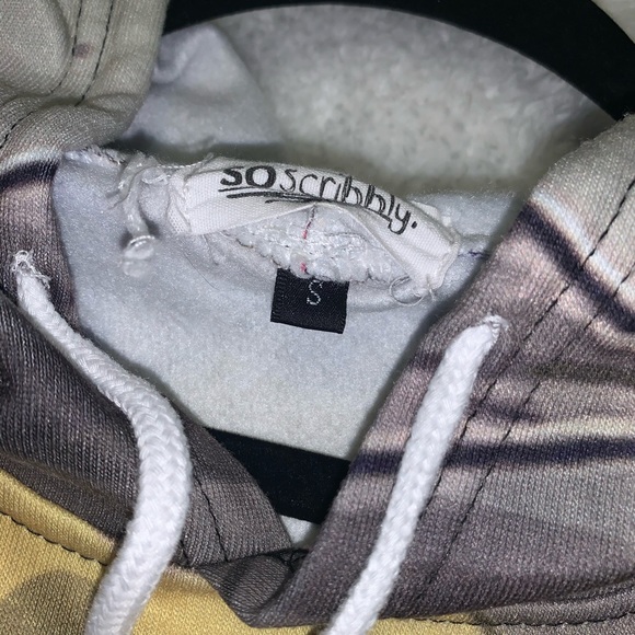 So Scribbly “Try me, hoe” hoodie - UNISEX - Picture 4 of 5